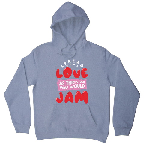 Spread your love hoodie Grey