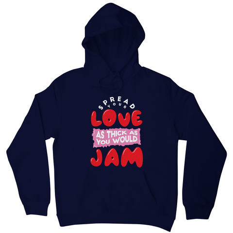 Spread your love hoodie Navy
