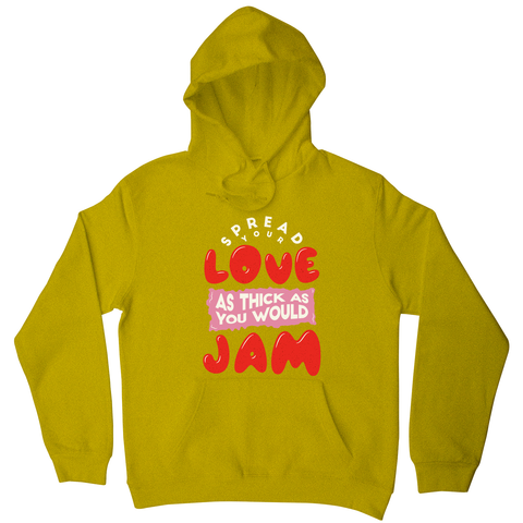 Spread your love hoodie Yellow
