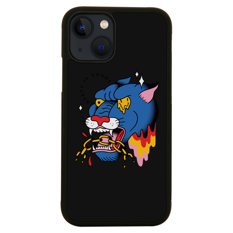 Trippy panther tattoo iPhone case iPhone 13