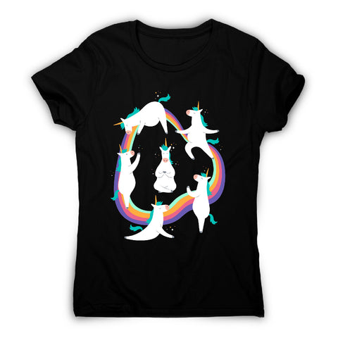 Unicorn yoga - funny women's t-shirt - Graphic Gear
