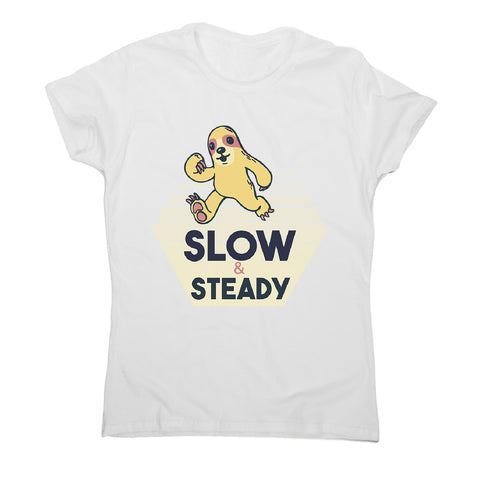 Walking sloth - women's funny premium t-shirt - Graphic Gear