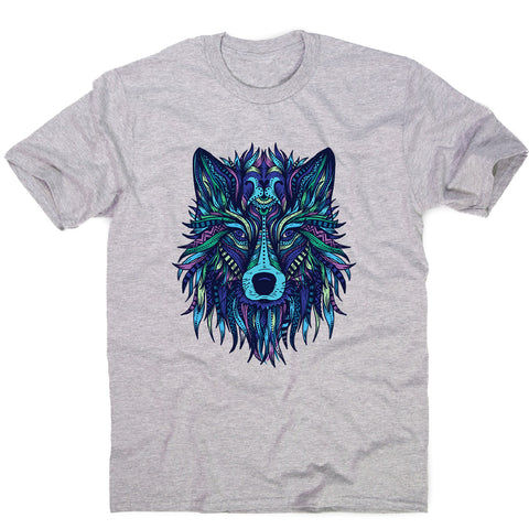 Wolf illustration - men's funny illustrations t-shirt - Graphic Gear