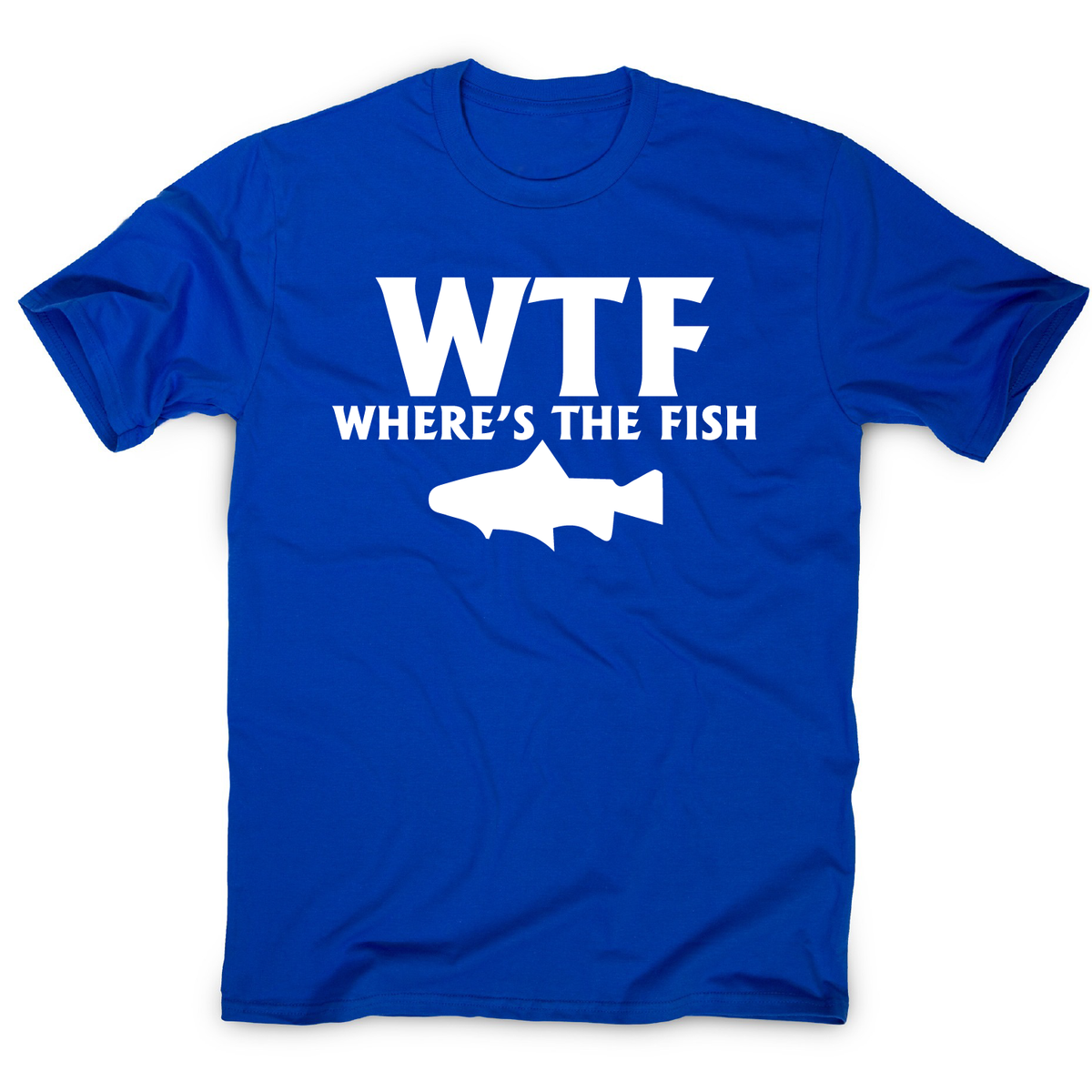 Crazy Dog T-shirts Mens Beer Fishy Fishy Tshirt Funny Fishing Drinking Tee, Men's, Grey