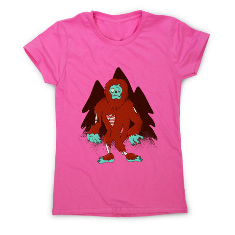 Zombie bigfoot - funny women's t-shirt - Graphic Gear