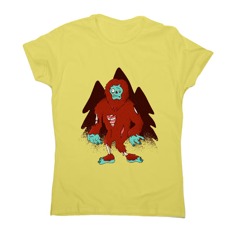 Zombie bigfoot - funny women's t-shirt - Graphic Gear