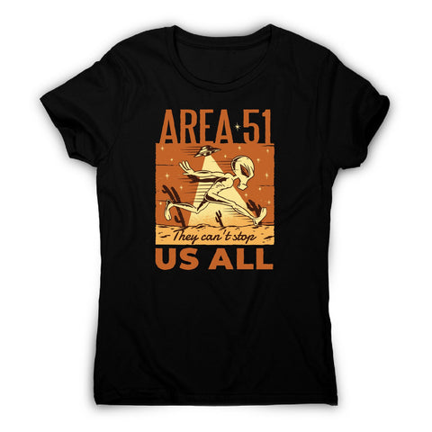 Area 51 alien - women's funny premium t-shirt - Graphic Gear