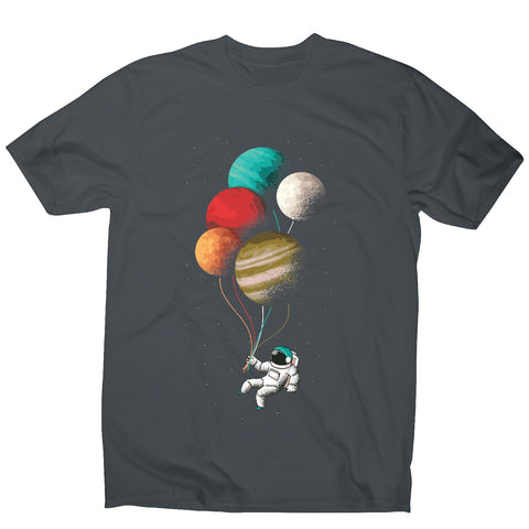 Astronaut balloons - illustration men's t-shirt - Graphic Gear
