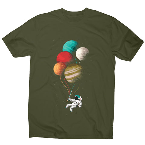 Astronaut balloons - illustration men's t-shirt - Graphic Gear