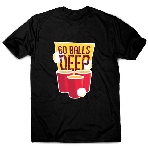 Beer pong - funny drinking men's t-shirt - Graphic Gear