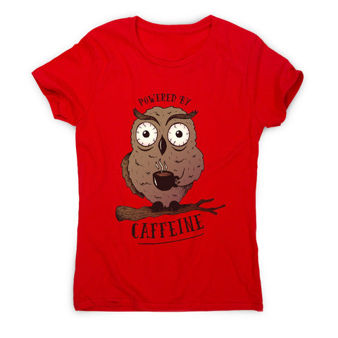 Caffeine owl - coffee women's t-shirt - Graphic Gear