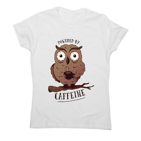 Caffeine owl - coffee women's t-shirt - Graphic Gear