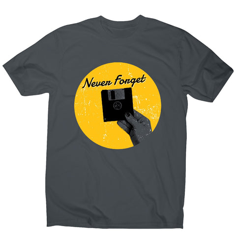 Computer floppy disk - retro men's t-shirt - Graphic Gear