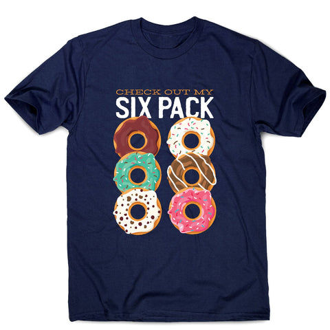 Donut six pack - men's funny premium t-shirt - Graphic Gear