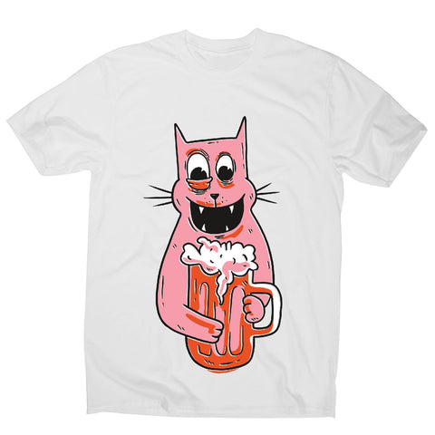 Drunk cat - men's funny premium t-shirt - Graphic Gear