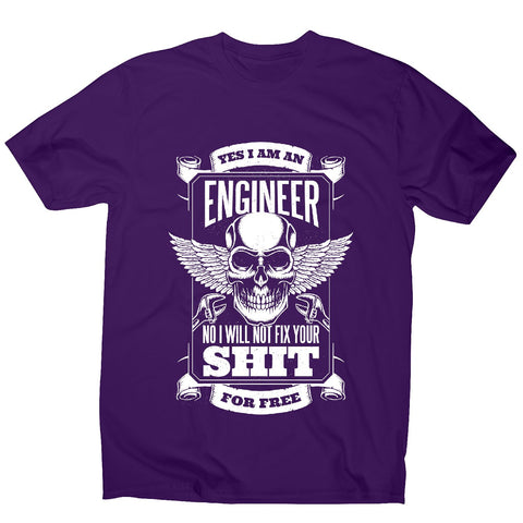 Engineer funny quote - men's t-shirt - Graphic Gear