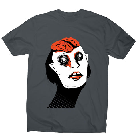 Exposed brain - men's funny premium t-shirt - Graphic Gear
