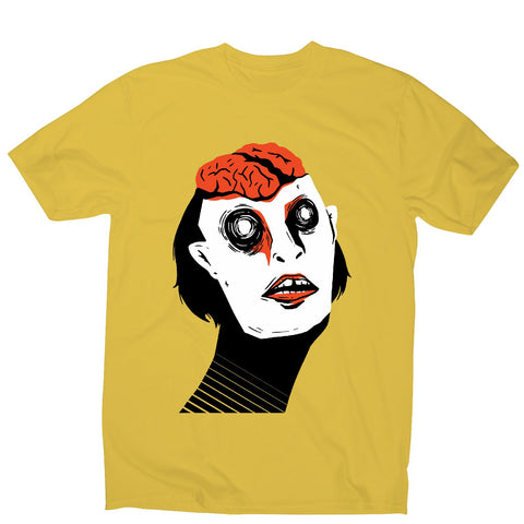 Exposed brain - men's funny premium t-shirt - Graphic Gear