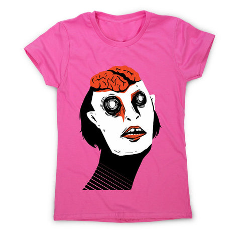 Exposed brain - women's funny premium t-shirt - Graphic Gear