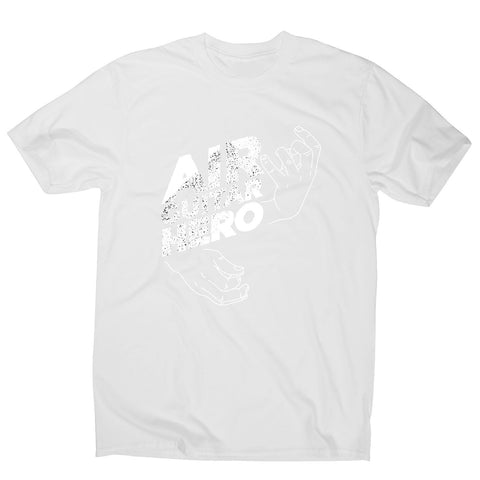 Funny air guitar hero - music men's t-shirt - Graphic Gear