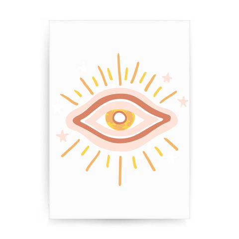 Eye abstract illustration print poster framed wall art decor - Graphic Gear