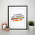 Level up funny print poster framed wall art decor - Graphic Gear