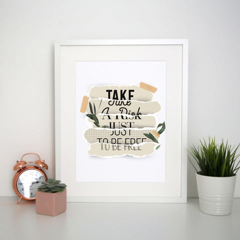 Lettering illustration design print poster framed wall art decor - Graphic Gear