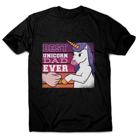 Best unicorn dad funny fathers day men's t-shirt - Graphic Gear