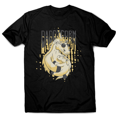 Daddycorn unicorn dad fathers day men's t-shirt - Graphic Gear