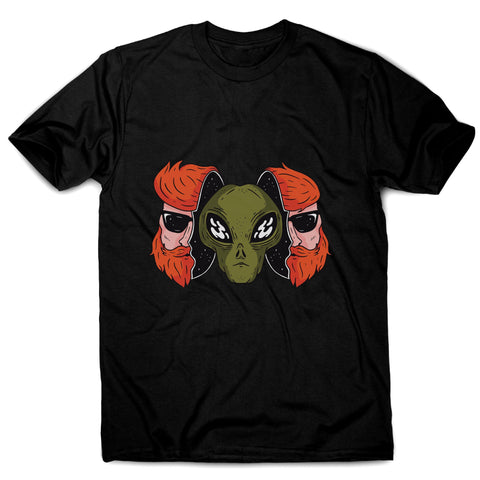 Hipster alien funny space men's t-shirt - Graphic Gear