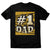 Number 1 dad funny fathers day men's t-shirt - Graphic Gear