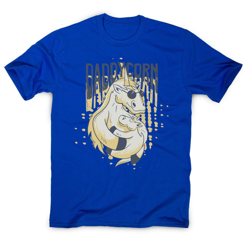 Daddycorn unicorn dad fathers day men's t-shirt - Graphic Gear