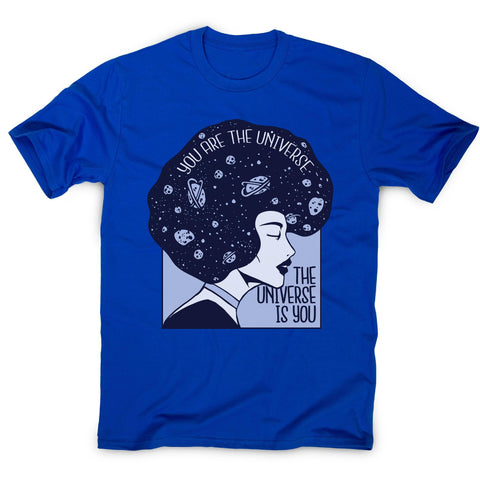 Universe girl inspirational quote men's t-shirt - Graphic Gear