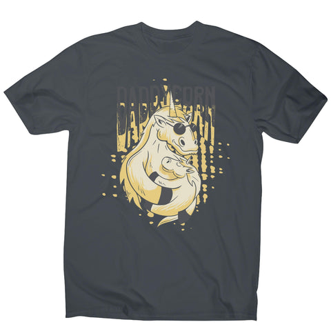 Daddycorn unicorn dad fathers day men's t-shirt - Graphic Gear