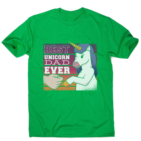 Best unicorn dad funny fathers day men's t-shirt - Graphic Gear