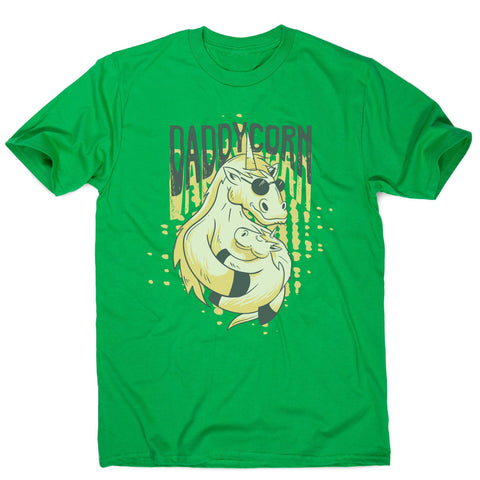 Daddycorn unicorn dad fathers day men's t-shirt - Graphic Gear