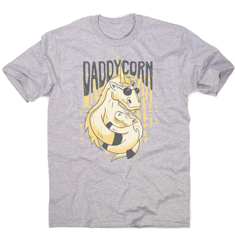 Daddycorn unicorn dad fathers day men's t-shirt - Graphic Gear