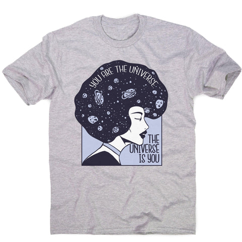 Universe girl inspirational quote men's t-shirt - Graphic Gear