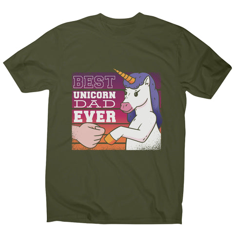 Best unicorn dad funny fathers day men's t-shirt - Graphic Gear