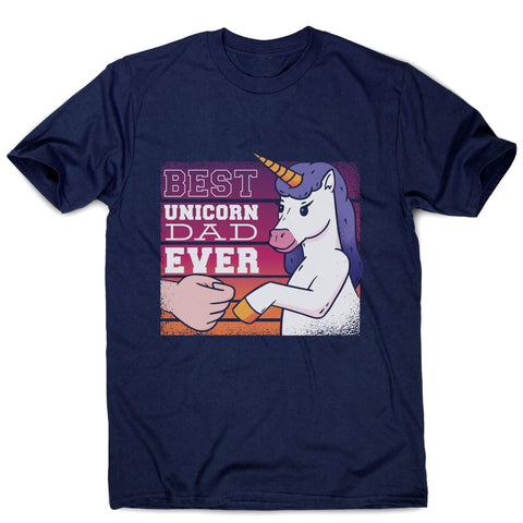 Best unicorn dad funny fathers day men's t-shirt - Graphic Gear