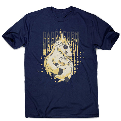 Daddycorn unicorn dad fathers day men's t-shirt - Graphic Gear