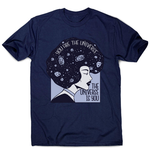 Universe girl inspirational quote men's t-shirt - Graphic Gear