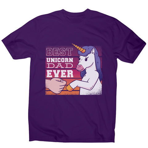 Best unicorn dad funny fathers day men's t-shirt - Graphic Gear