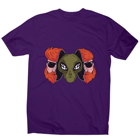 Hipster alien funny space men's t-shirt - Graphic Gear