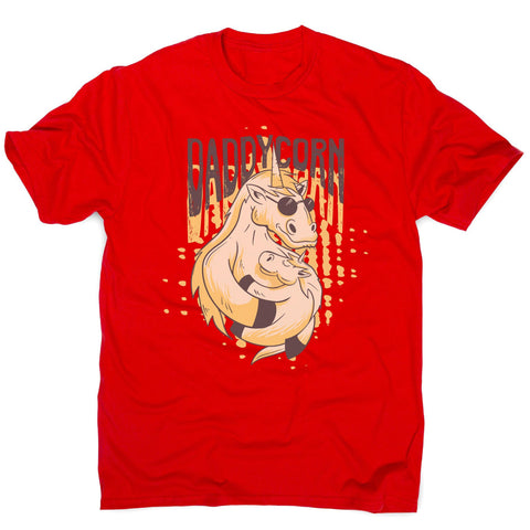 Daddycorn unicorn dad fathers day men's t-shirt - Graphic Gear