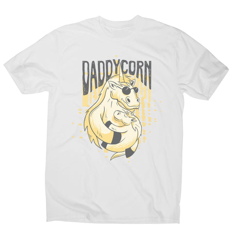Daddycorn unicorn dad fathers day men's t-shirt - Graphic Gear