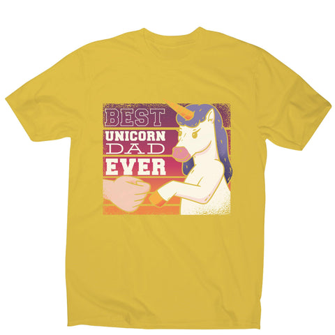 Best unicorn dad funny fathers day men's t-shirt - Graphic Gear