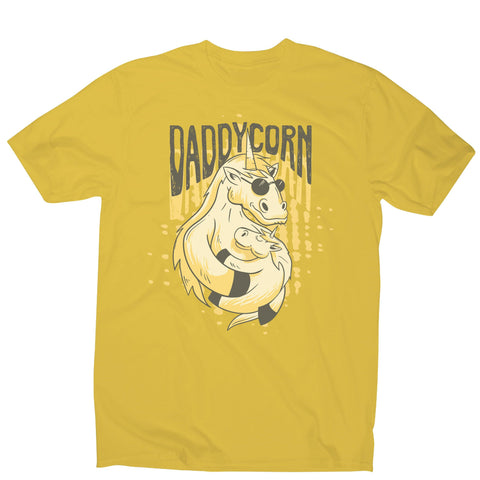 Daddycorn unicorn dad fathers day men's t-shirt - Graphic Gear