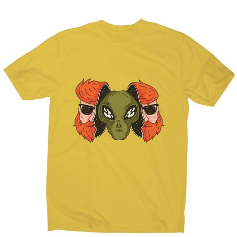Hipster alien funny space men's t-shirt - Graphic Gear