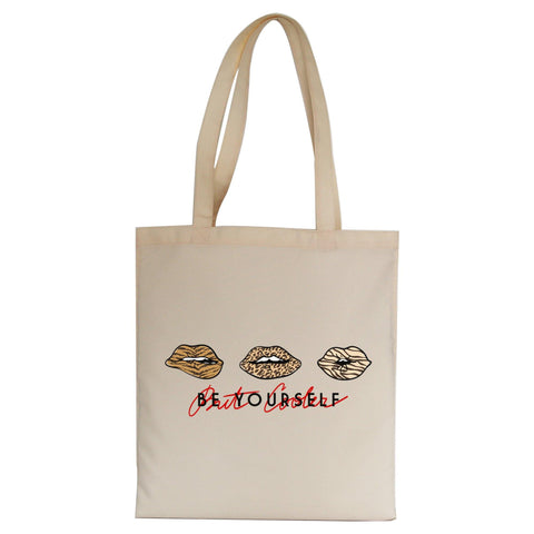Be yourself #2 illustration design tote bag canvas shopping - Graphic Gear